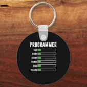 Programmier-Coding-Coder-Entwickler-Geschenk Schlüsselanhänger (Vorderseite)