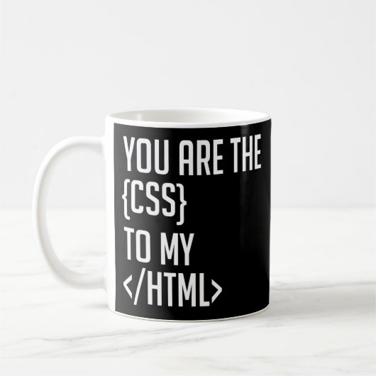Programmier-Coding Sie sind die CSS zu meinem HTML Kaffeetasse (Links)