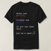 Programmier-Informatiker-Sprichwort T-Shirt (Design vorne)