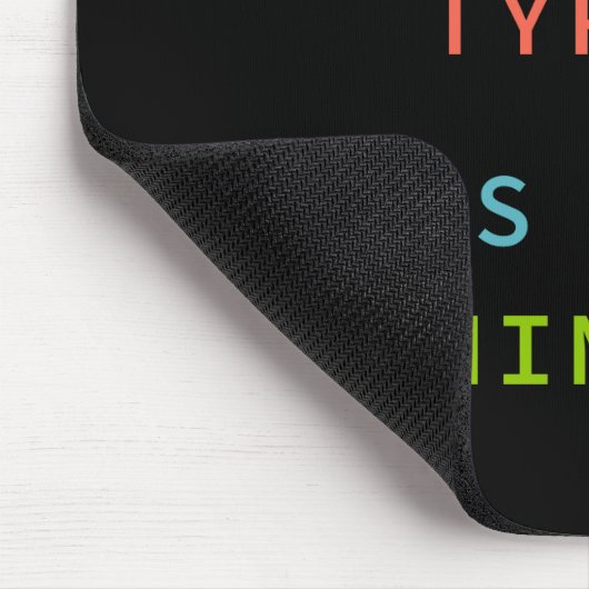 Programmier-Mindset-Zitat für Coder & Entwickler  Mousepad (Ecke)