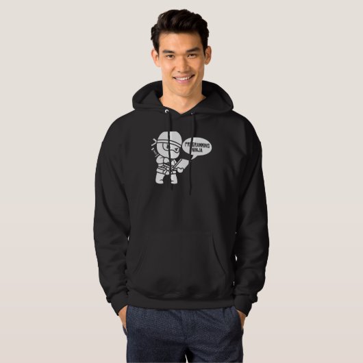 Programmier Ninja Software Engineer Coding - Devel Hoodie (Vorne ganz)