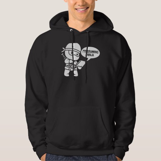 Programmier Ninja Software Engineer Coding - Devel Hoodie (Vorderseite)