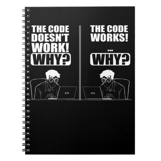 Programmier-Programmier-Spaß-Funny-Programmierer Notizblock (Vorderseite)