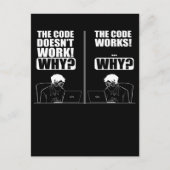 Programmier-Programmier-Spaß-Funny-Programmierer Postkarte (Vorderseite)