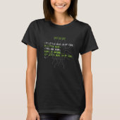 Programmier-Programmieren Debugger Hacker Computer T-Shirt (Vorderseite)