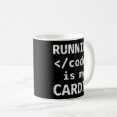 Programmier-Programmierung, die den Code ausführt, Kaffeetasse (VorderseiteRechts)