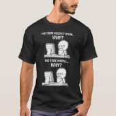 Programmier-Shirt Coding Der Code Funktioniert Nic T-Shirt (Vorderseite)