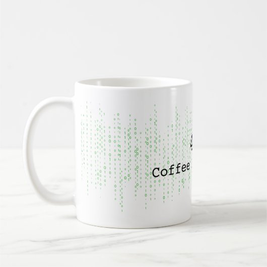 Programmier-Spaß-Puffer Kaffeetasse (Links)