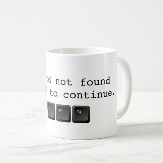 Programmier-Spaß-Puffer Kaffeetasse (VorderseiteRechts)