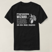 Programmierassistent Funny Programmer Software-Ent T-Shirt (Design vorne)