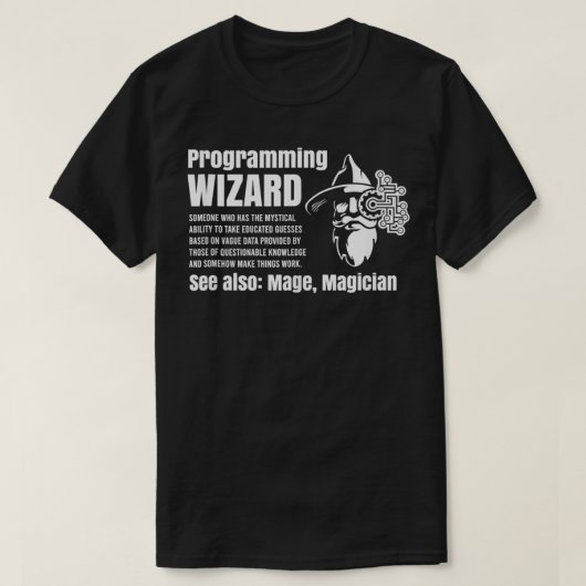 Programmierassistent Funny Programmer Software-Ent T-Shirt (Design vorne)