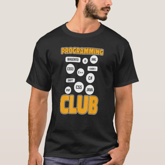 Programmierclub-Entwickler-Software-Programmierung T-Shirt (Vorderseite)