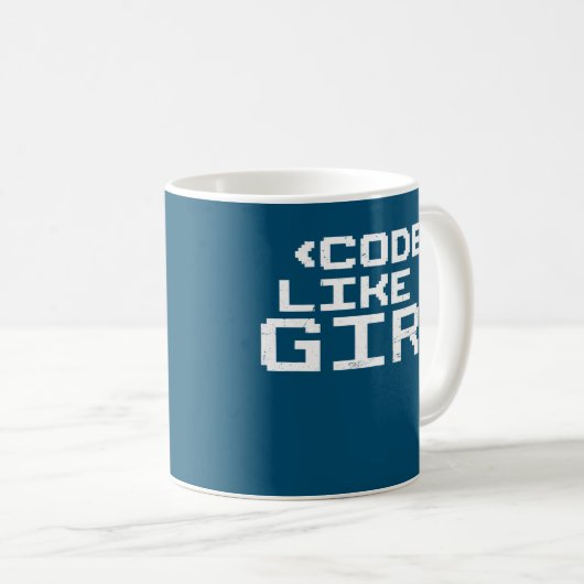 Programmiercode des Software Engineers wie ein Kaffeetasse (VorderseiteRechts)