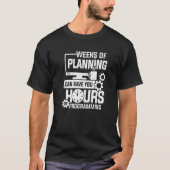 Programmiercode für einen Programmierer T-Shirt (Vorderseite)