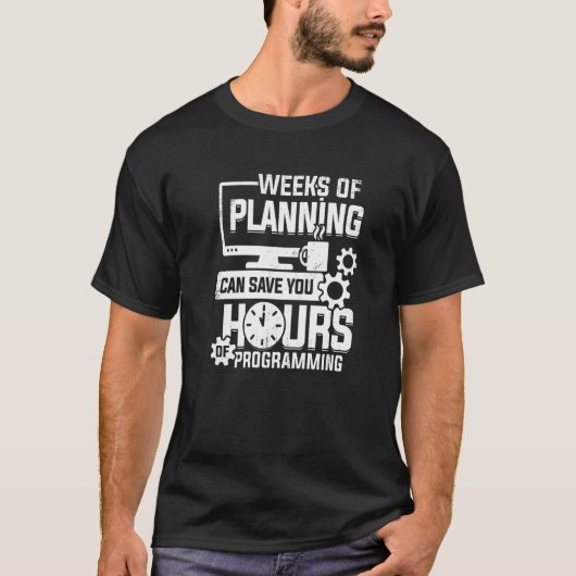Programmiercode für einen Programmierer T-Shirt (Vorderseite)