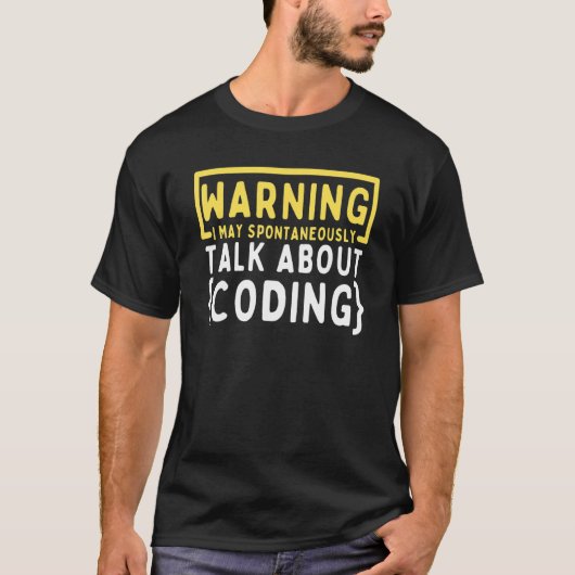 Programmiercodi für Computer-Binärkode T-Shirt (Vorderseite)