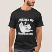 Programmiercoding Cat Pro für den Programmierer T-Shirt (Vorderseite)