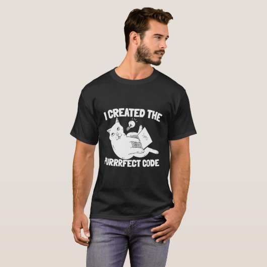 Programmiercoding Cat Pro für den Programmierer T-Shirt (Vorne ganz)