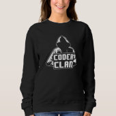 Programmiercoding für Coder Clan Software-Entwickl Sweatshirt (Vorderseite)