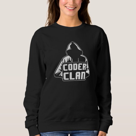 Programmiercoding für Coder Clan Software-Entwickl Sweatshirt (Vorderseite)