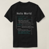 Programmiercomputer Scientist Software-Entwickler T-Shirt (Design vorne)