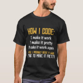 Programmierecoder - Programmieren von Programmiere T-Shirt (Vorderseite)