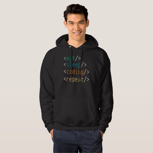 Programmieren des Coding-Nerds des Programmierers Hoodie (Vorne ganz)