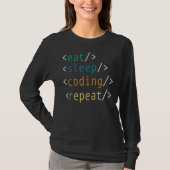 Programmieren des Coding-Nerds des Programmierers T-Shirt (Vorderseite)