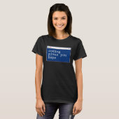 Programmieren gibt dir Hoffnung T-Shirt (Vorne ganz)