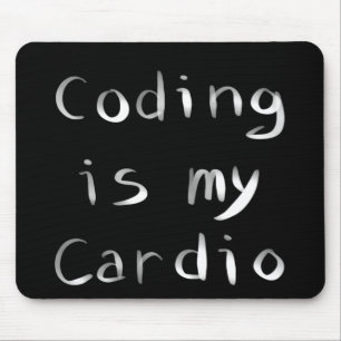Programmieren ist mein Cardio Funny Programmer Cod Mousepad