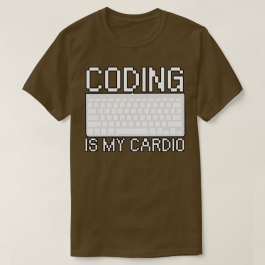 Programmieren ist mein Cardio T-Shirt (Design vorne)