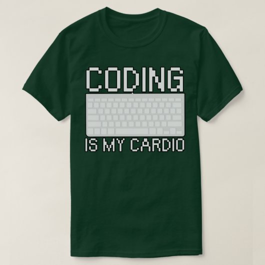 Programmieren ist mein Cardio T-Shirt (Design vorne)