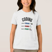Programmieren Machen Sie es richtig machen Tri-Blend Shirt (Vorderseite)