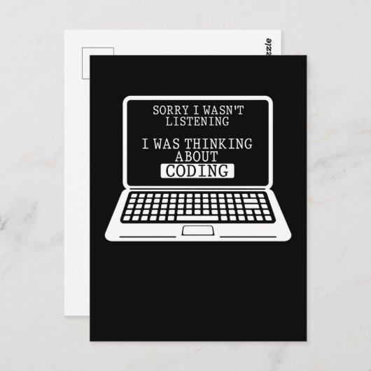 Programmieren Spaß Computer Engineer Funny Program Postkarte (Vorne/Hinten)