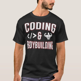Programmieren und Bodybuilding für das Body-Workou T-Shirt
