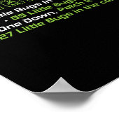 Programmieren von 99 kleinen Fehlern im Code Poster (Ecke)