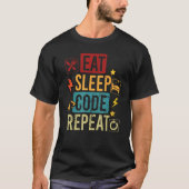 Programmieren von Code-Schlaf-Programmierung für C T-Shirt (Vorderseite)