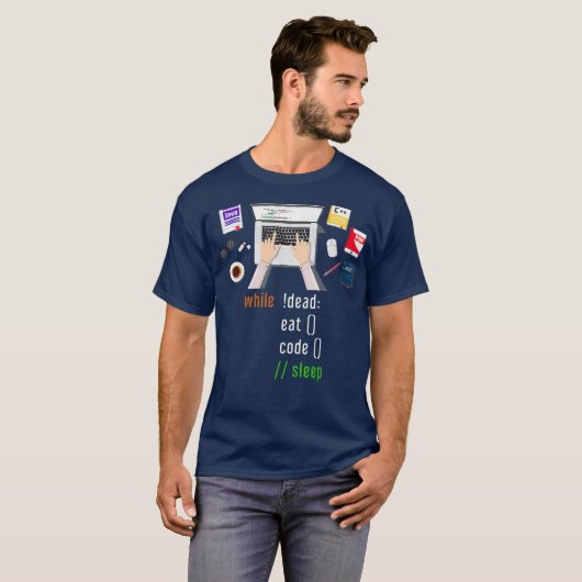 Programmieren von Coding Software Developer-Gesche T-Shirt (Vorne ganz)