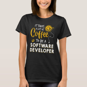 Programmieren von Coffee-Software-Entwicklern T-Shirt