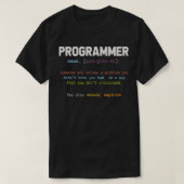 Programmieren von lustigen Computerfreaks-Geschenk T-Shirt (Design vorne)