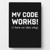 Programmieren von My Code Works Fotoplatte (Vorderseite)