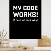 Programmieren von My Code Works Poster (Küche)
