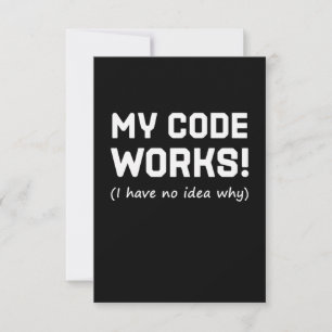 Programmieren von My Code Works RSVP Karte