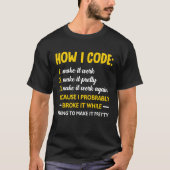 Programmieren von Programmierern-Coder-Entwicklern T-Shirt (Vorderseite)