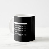 Programmieren von Programmierern I Hate Programmie Kaffeetasse (Vorderseite Links)