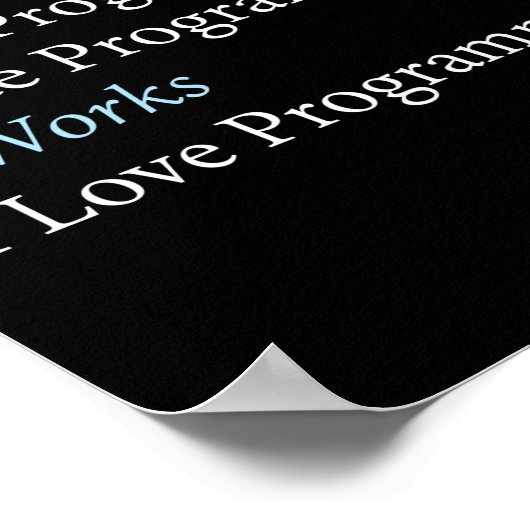 Programmieren von Programmierern I Hate Programmie Poster (Ecke)