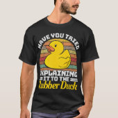 Programmieren von Rubber Duck Software-Entwickler- T-Shirt (Vorderseite)