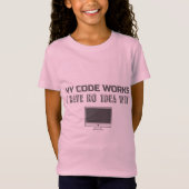 Programmieren von Spaß-Code funktioniert nicht, wa T-Shirt (Vorderseite)