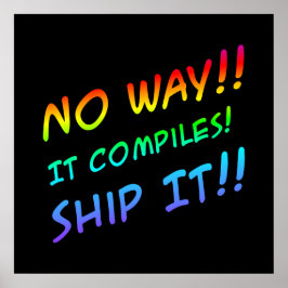 Programmieren von Spaß Poster