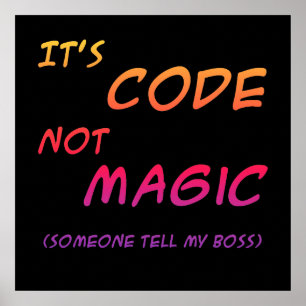 Programmieren von Spaß Poster